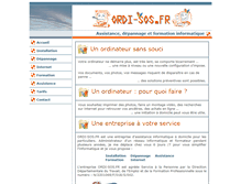 Tablet Screenshot of ordi-sos.fr